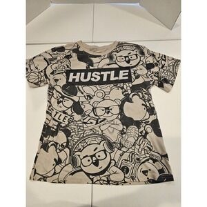 Fresh Laundry Hustle Graphic T Shirt Youth XL Streetwear Tee